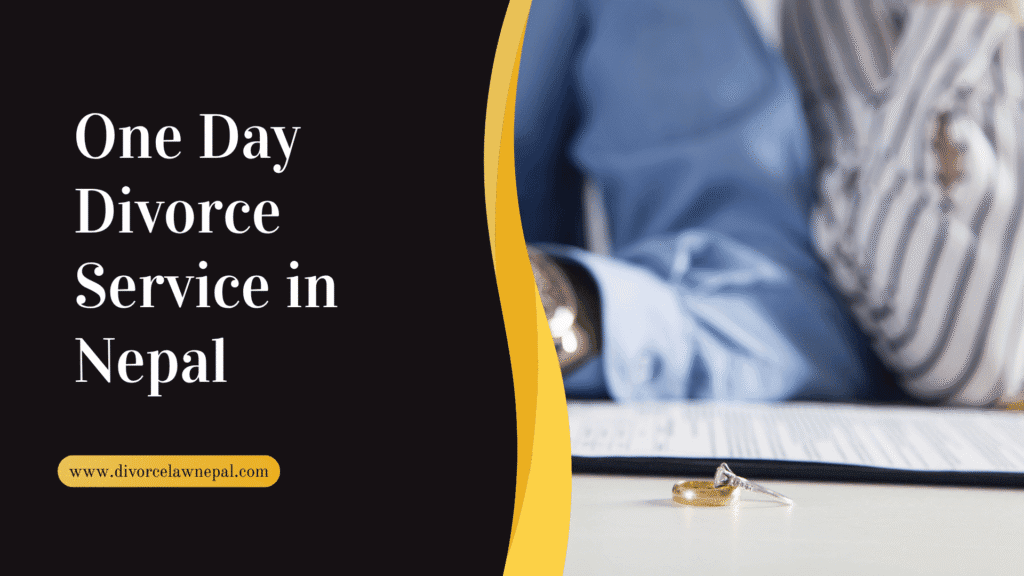 One Day Divorce Service in Nepal